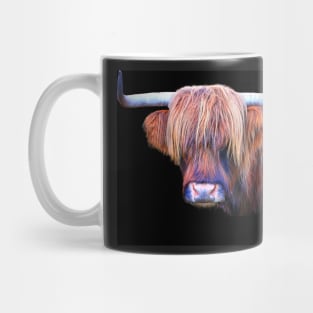 Highland Cow in Colour Mug